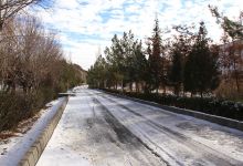 گزارش تصویری از اردوگاه آموزشی دانشگاه شاهرود در 16 آذر اولین بارش برف  94